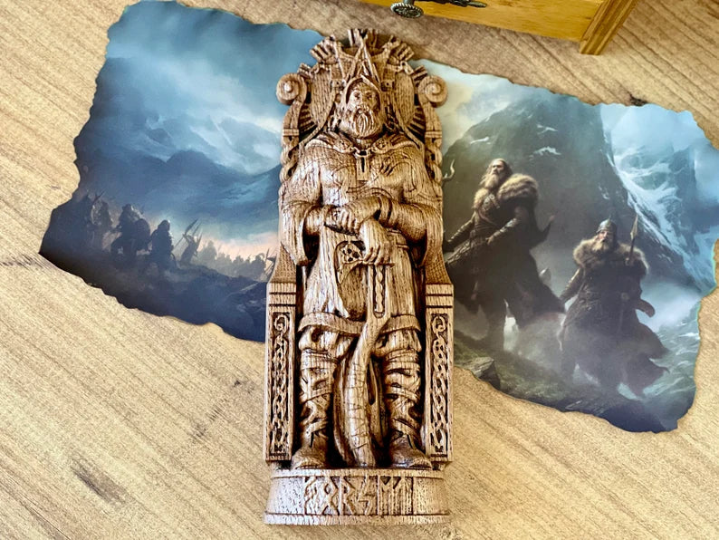 Forseti Statue – Symbol of Wisdom and Fairness, Handcrafted Nordic Decor & Heritage Gift, VK0034