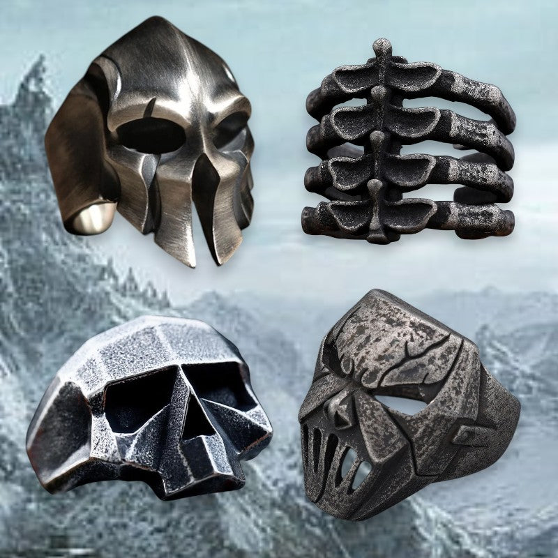 Skull & Bone Rings – Norse Inspired Statement Jewelry