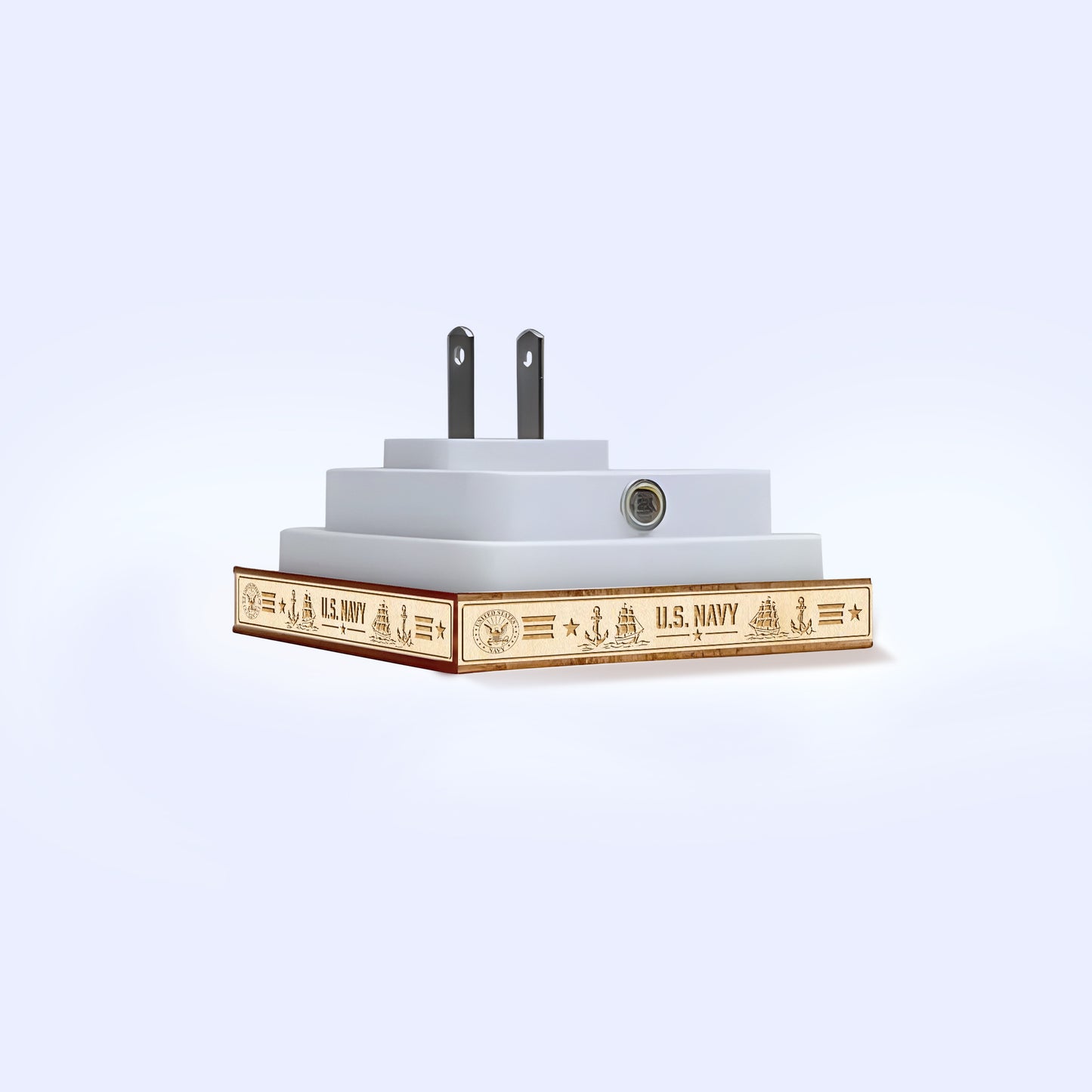 Navy Veteran | Special Edition | Artistic Engraved Wooden LED Night Light, NLV0028