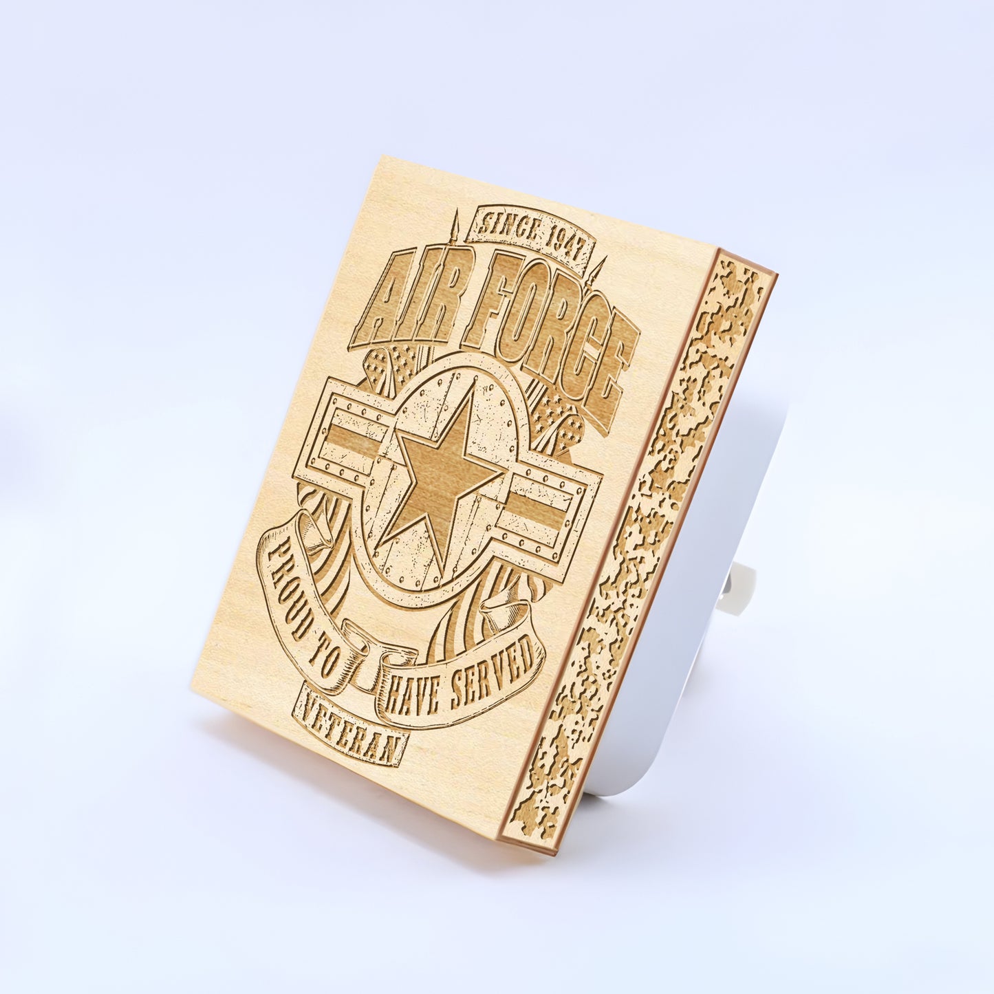 Air Force Veteran Special Edition | Engraved Wooden LED Night Light, NLV0017