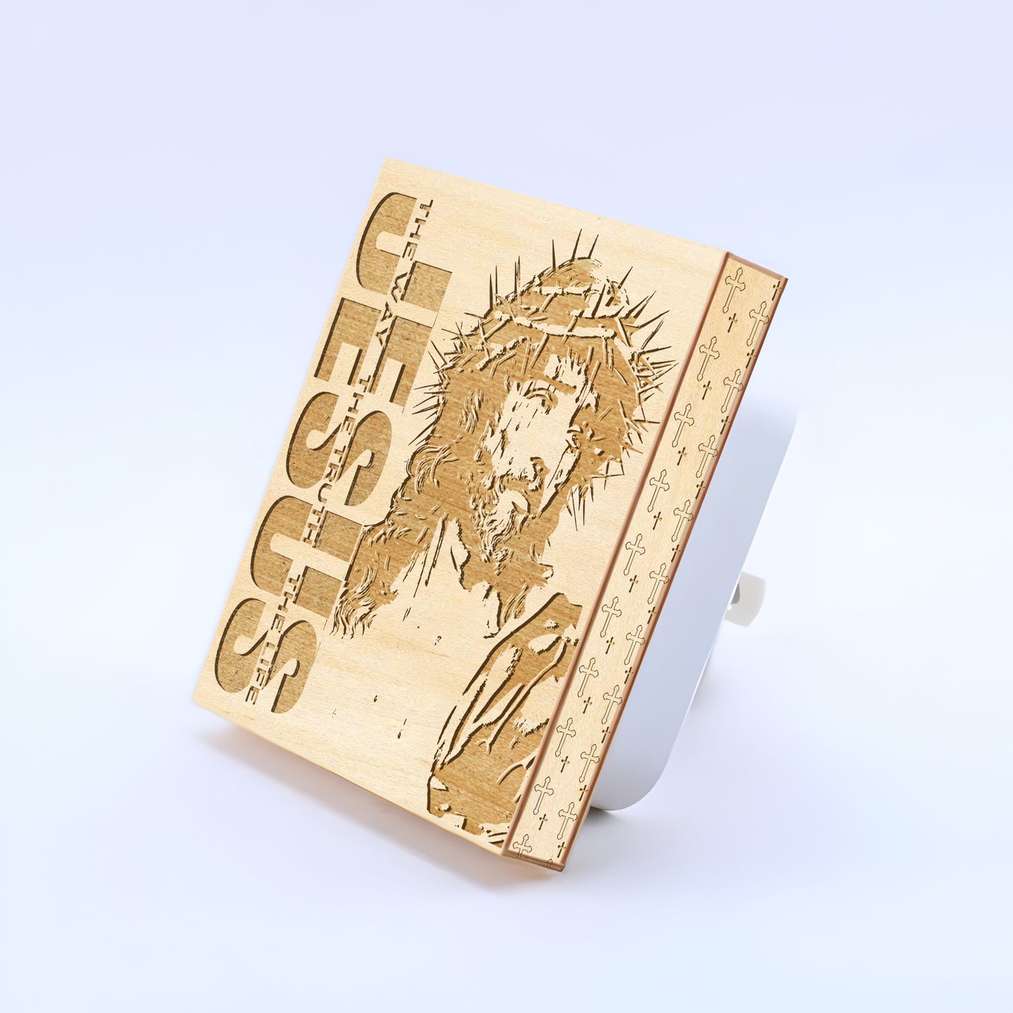 The Way, The Truth, The Life Artisan Engraved Wooden LED Night Light - NLG0006