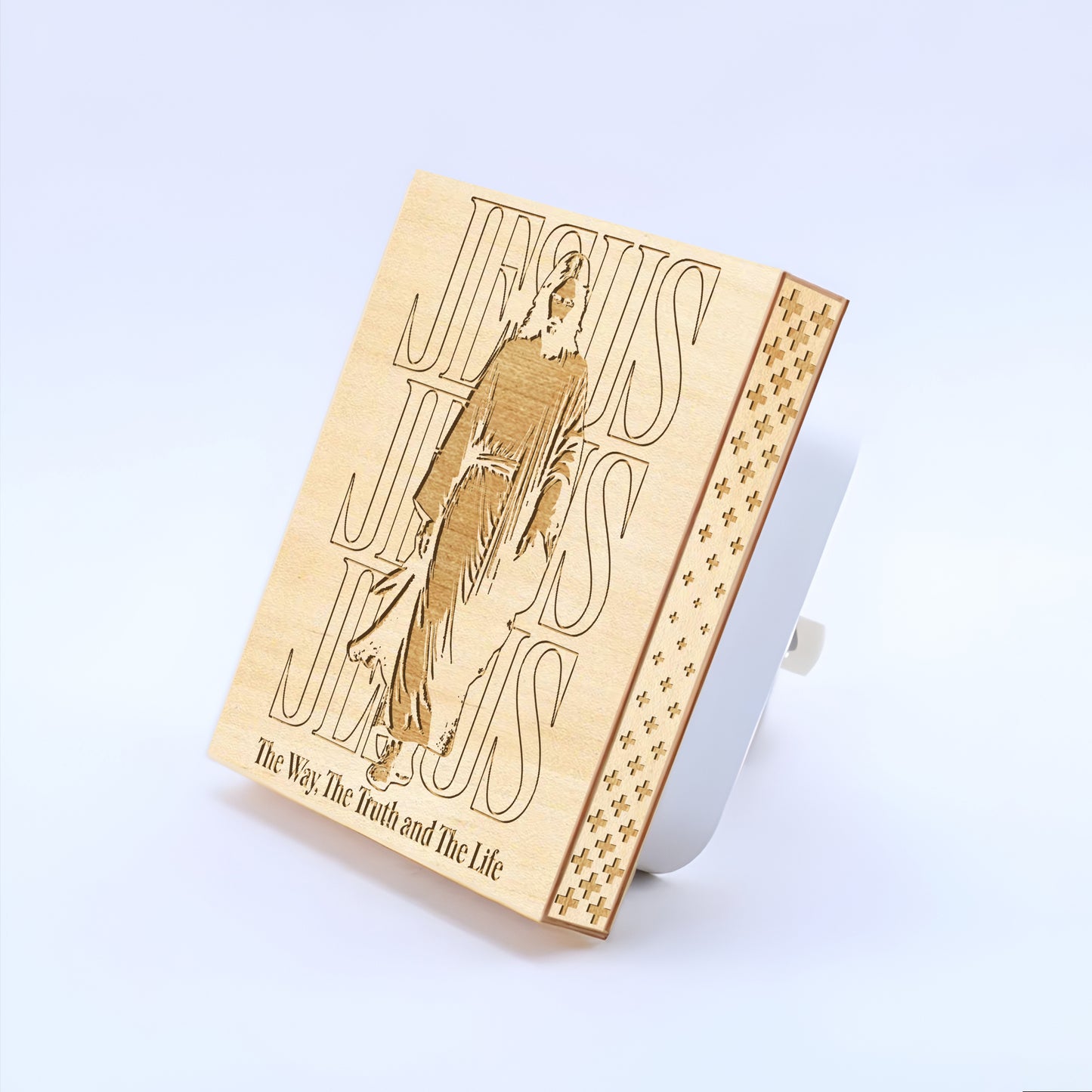 The Way, The Truth, The Life Artisan Engraved Wooden LED Night Light - NLG0011