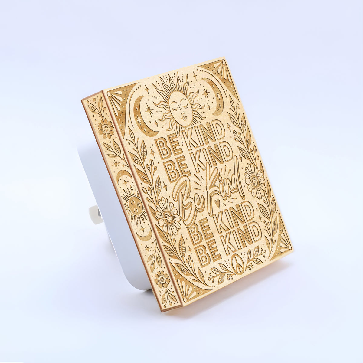 BE KIND, Artistic Engraved Wooden LED Night Light, PH0012