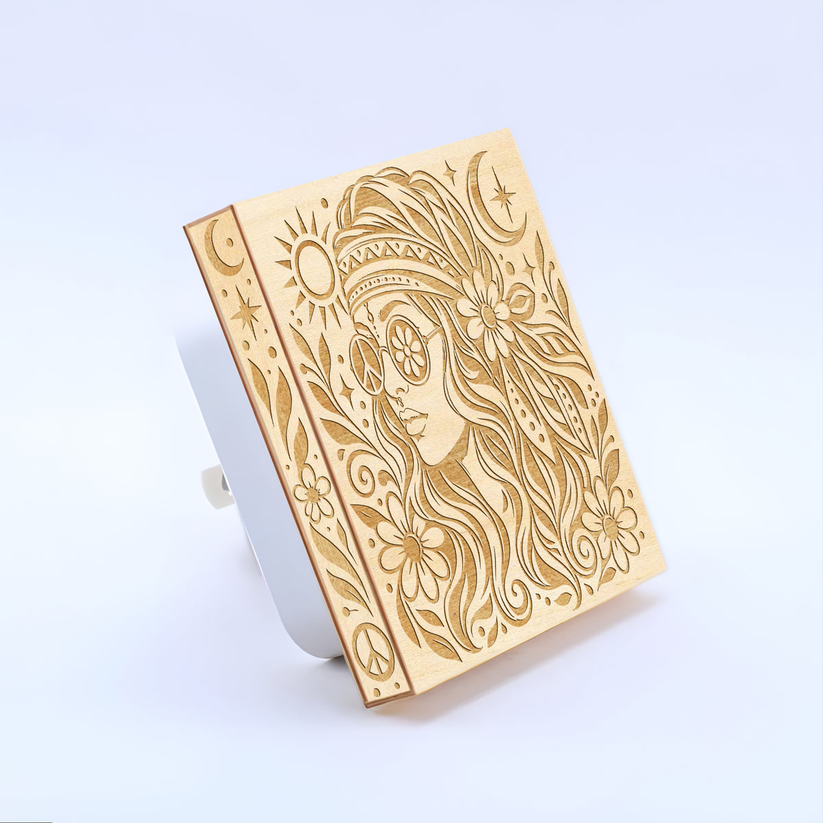 Free Spirit, Artistic Engraved Wooden LED Night Light, PH0027
