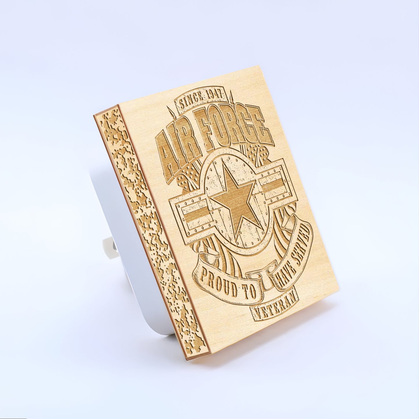 Air Force Veteran Special Edition | Engraved Wooden LED Night Light, NLV0017