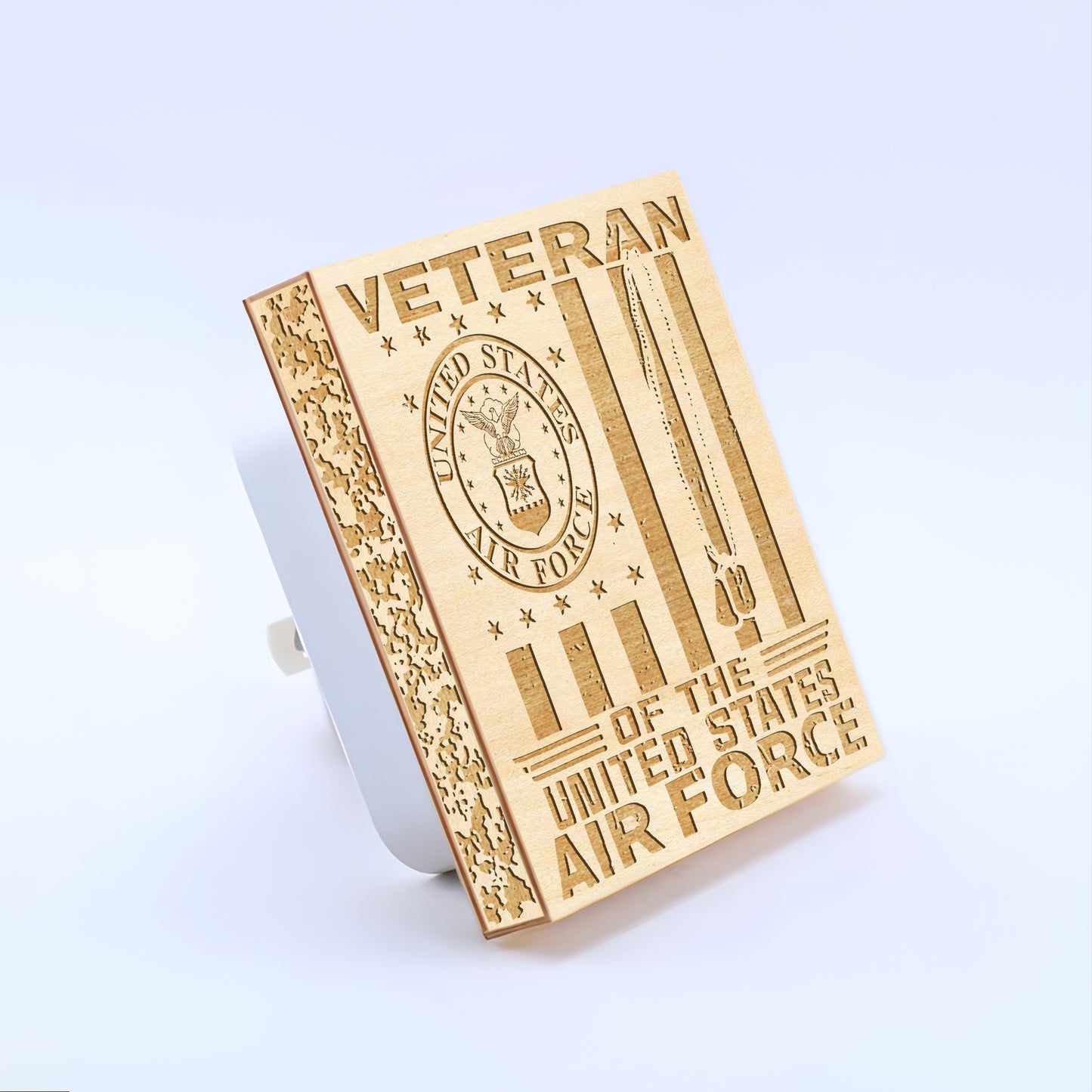 Air Force Veteran Special Edition | Engraved Wooden LED Night Light, NLV0015