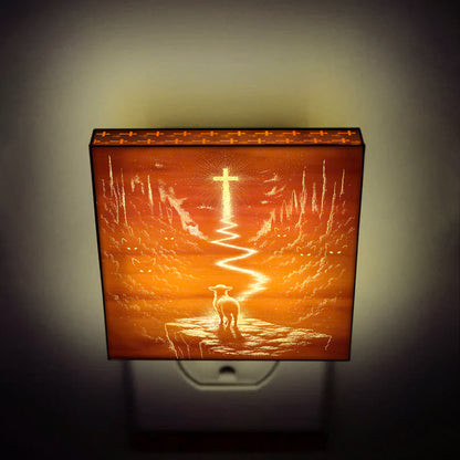 The Way, The Truth and The Life - Artisan Engraved Wooden LED Night Light NLG0021