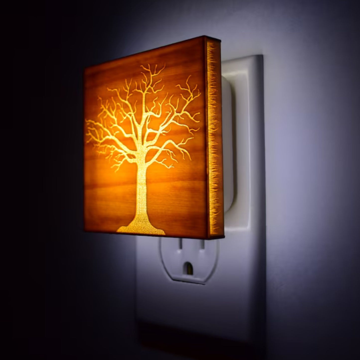 Tree of Life, Engraved Wooden LED Night Light - NLYG0099