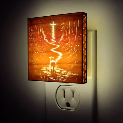 The Way, The Truth and The Life - Artisan Engraved Wooden LED Night Light NLG0021