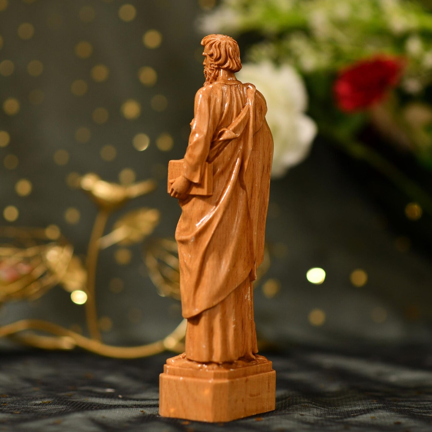 St. Paul Wooden Statue Saint - Handcrafted Wooden Statue