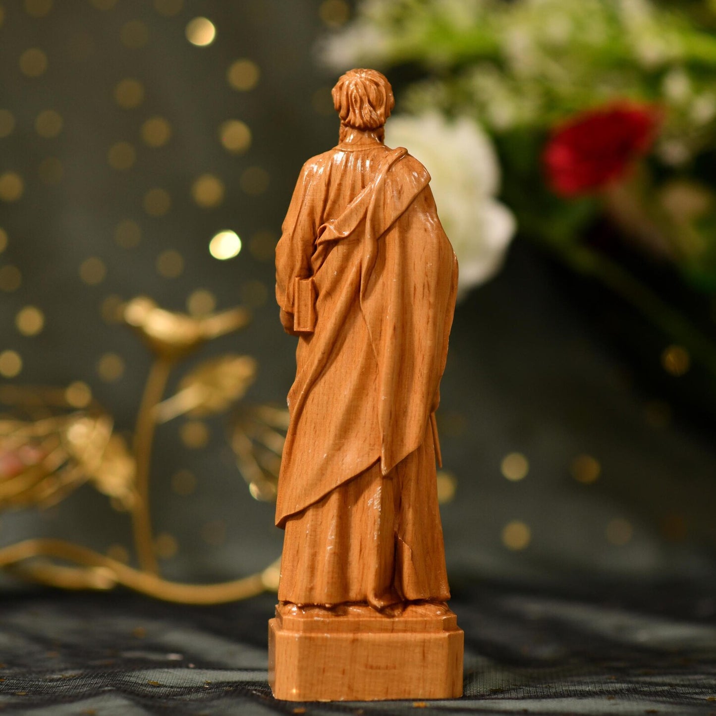 St. Paul Wooden Statue Saint - Handcrafted Wooden Statue