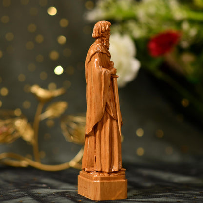 St. Paul Wooden Statue Saint - Handcrafted Wooden Statue
