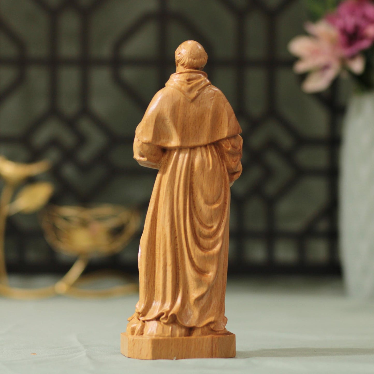 Saint Francis of Assisi Wooden - Handcrafted Wooden Statue