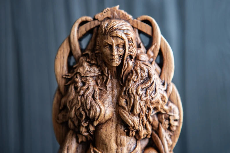 Hel Statue – Intricate Norse Mythology Artwork, Viking Heritage Decor & Unique Gift, VK0010