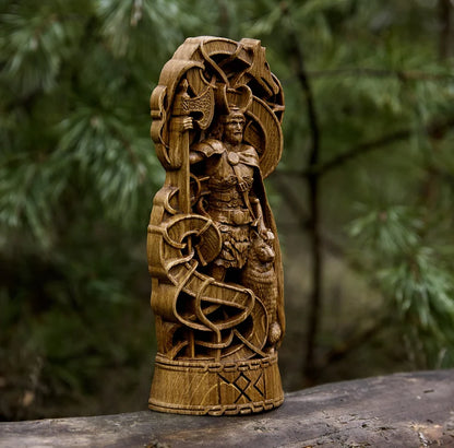 Loki Statue – Masterfully Handcrafted Norse God Sculpture, Viking Heritage Decor & Collector's Gift, VK0012A