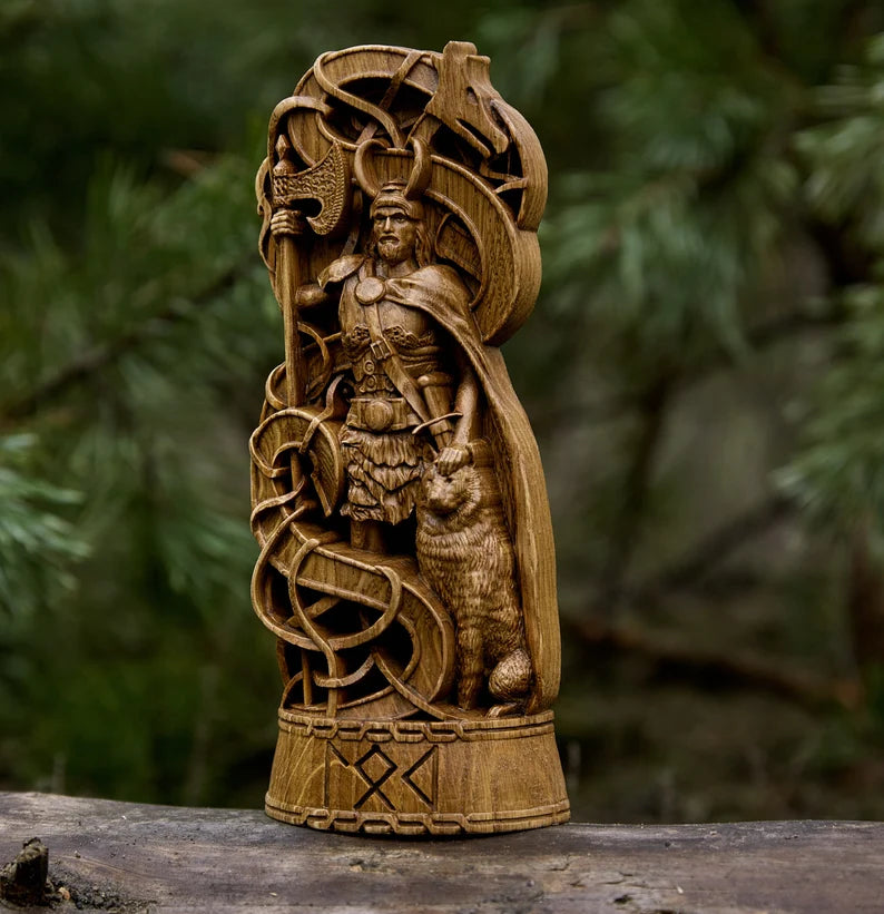 Loki Statue – Masterfully Handcrafted Norse God Sculpture, Viking Heritage Decor & Collector's Gift, VK0012A