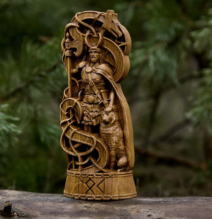 Loki Statue – Masterfully Handcrafted Norse God Sculpture, Viking Heritage Decor & Collector's Gift, VK0012A