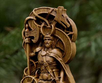 Loki Statue – Masterfully Handcrafted Norse God Sculpture, Viking Heritage Decor & Collector's Gift, VK0012A