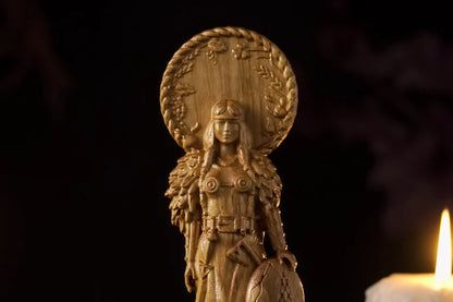 Freyja (Freya) Statue – Norse Goddess of Love & Beauty, Viking Gift and Nordic Home Decor, VK0045