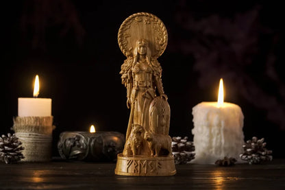 Freyja (Freya) Statue – Norse Goddess of Love & Beauty, Viking Gift and Nordic Home Decor, VK0045