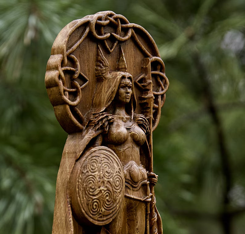 Freyja (Freya) Statue – Norse Goddess of Love & Beauty, Viking Gift and Nordic Home Decor, VK0041