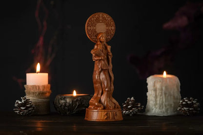 Sif Statue – Symbol of Beauty, Grace and Strength, Handcrafted Nordic Mythology Sculpture, VK0017