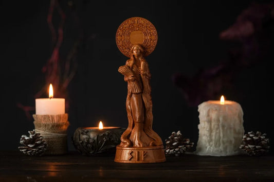 Sif Statue – Symbol of Beauty, Grace and Strength, Handcrafted Nordic Mythology Sculpture, VK0017