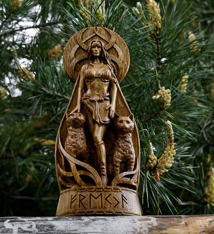 Freyja (Freya) Statue – Norse Goddess of Love & Beauty, Viking Gift and Nordic Home Decor, VK0040