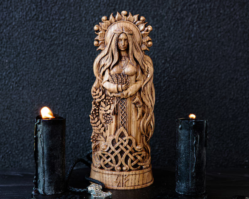 Sif Statue – Symbol of Grace, Loyalty and Inner Strength, Handcrafted Nordic Decor & Heritage Gift, VK0037