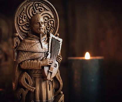 Bragi Statue – Symbol of Creativity and Artistic Expression, Handcrafted Nordic Decor & Heritage Gift, VK0029