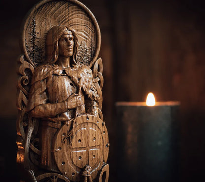 Baldr(Baldur) Statue – Symbol of Hope and Renewal, Handcrafted Nordic Decor & Heritage Gift, VK0028