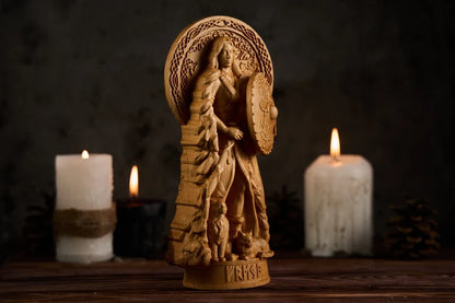 Freyja (Freya) Statue – Norse Goddess of Love & Beauty, Viking Gift and Nordic Home Decor, VK0044