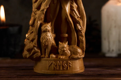 Freyja (Freya) Statue – Norse Goddess of Love & Beauty, Viking Gift and Nordic Home Decor, VK0044