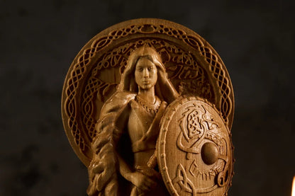 Freyja (Freya) Statue – Norse Goddess of Love & Beauty, Viking Gift and Nordic Home Decor, VK0044