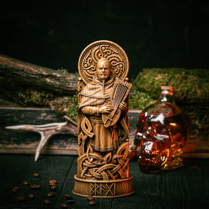 Bragi Statue – Symbol of Creativity and Artistic Expression, Handcrafted Nordic Decor & Heritage Gift, VK0029