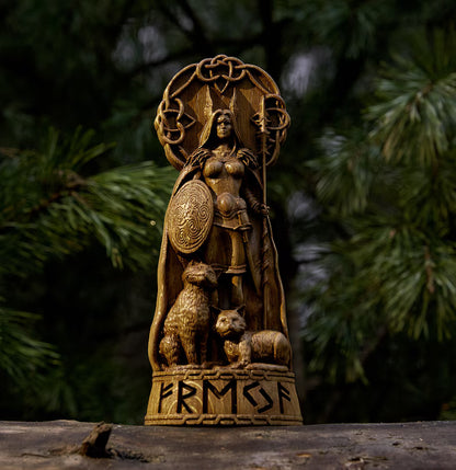 Freyja (Freya) Statue – Norse Goddess of Love & Beauty, Viking Gift and Nordic Home Decor, VK0041