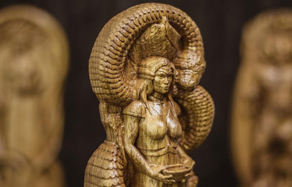 Sigyn (Sigunn, Sigryn) Statue – Symbol of Loyalty and Devotion, Handcrafted Viking Decor, Nordic Mythology Gift, VK0039