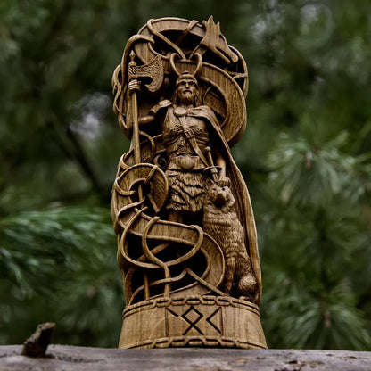 Loki Statue – Masterfully Handcrafted Norse God Sculpture, Viking Heritage Decor & Collector's Gift, VK0012A