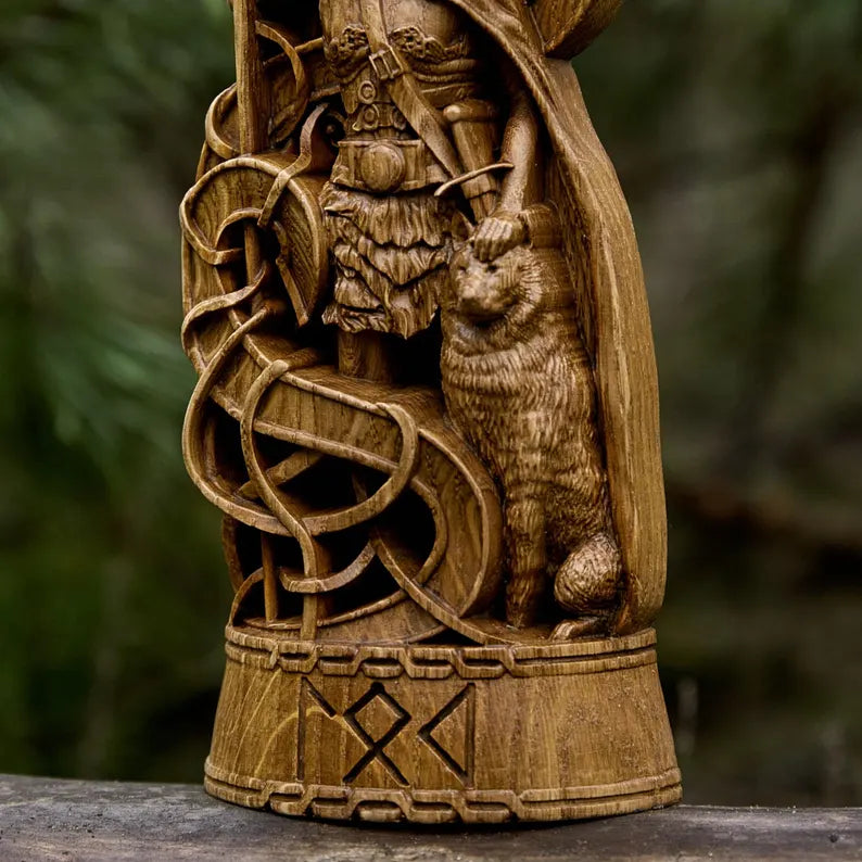 Loki Statue – Masterfully Handcrafted Norse God Sculpture, Viking Heritage Decor & Collector's Gift, VK0012A