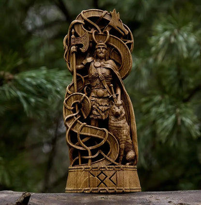 Loki Statue – Masterfully Handcrafted Norse God Sculpture, Viking Heritage Decor & Collector's Gift, VK0012A