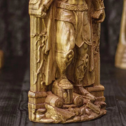 Handcrafted Wooden Zeus Statue – King of the Greek Gods, Symbol of Power, Wisdom and Leadership, GR0001
