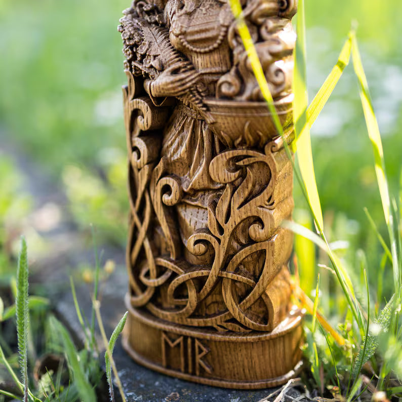Eir Statue – Norse Goddess of Healing and Compassion, Handcrafted Viking Decor, Nordic Mythology Gift, VK0020