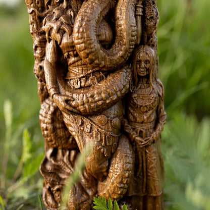 Angrboda Statue – Norse Goddess of Wisdom and Mystery, Handcrafted Viking Decor, Nordic Mythology Gift, VK0023