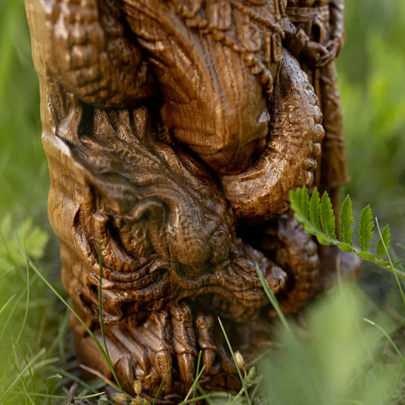 Angrboda Statue – Norse Goddess of Wisdom and Mystery, Handcrafted Viking Decor, Nordic Mythology Gift, VK0023