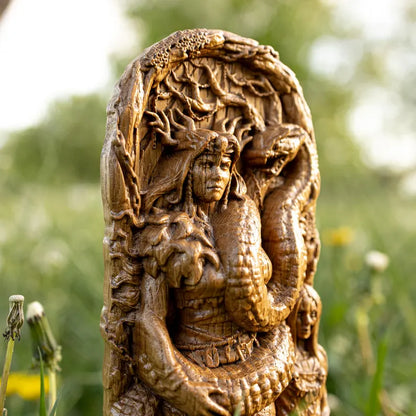 Angrboda Statue – Norse Goddess of Wisdom and Mystery, Handcrafted Viking Decor, Nordic Mythology Gift, VK0023