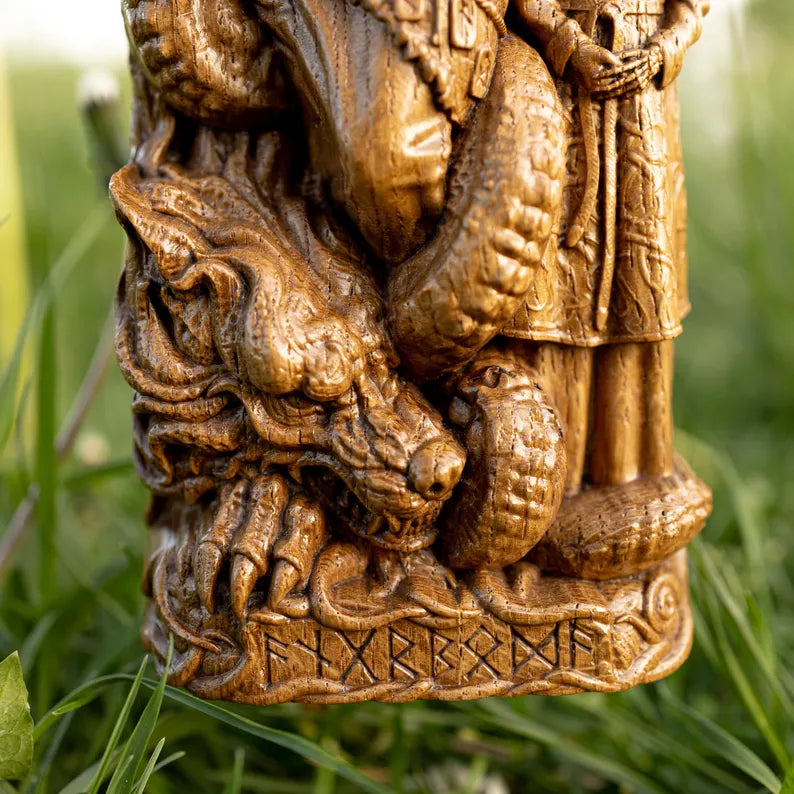 Angrboda Statue – Norse Goddess of Wisdom and Mystery, Handcrafted Viking Decor, Nordic Mythology Gift, VK0023