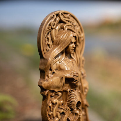 Hel Statue – Intricate Norse Mythology Artwork, Viking Heritage Decor & Unique Gift, VK0011