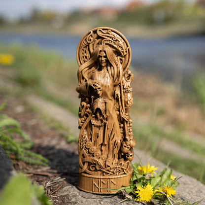 Hel Statue – Intricate Norse Mythology Artwork, Viking Heritage Decor & Unique Gift, VK0011