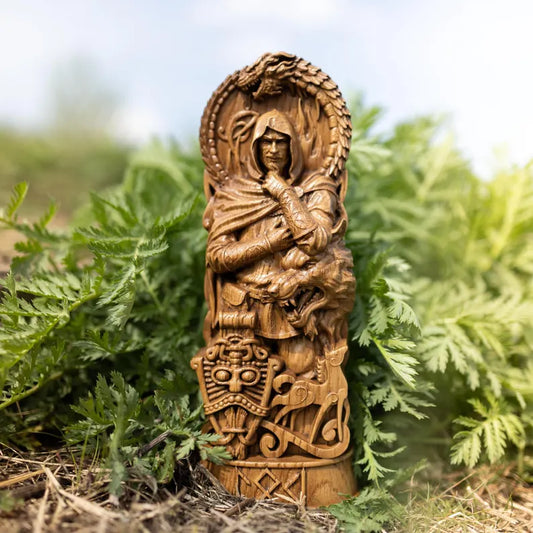 Loki Statue – Masterfully Handcrafted Norse God Sculpture, Viking Heritage Decor & Collector's Gift, VK0012