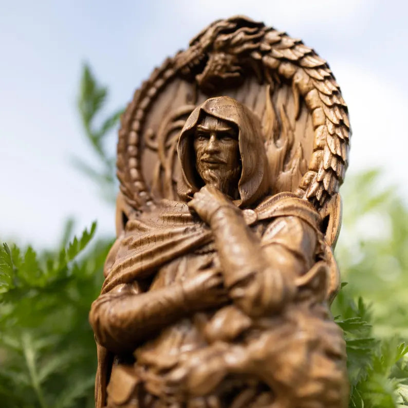 Loki Statue – Masterfully Handcrafted Norse God Sculpture, Viking Heritage Decor & Collector's Gift, VK0012